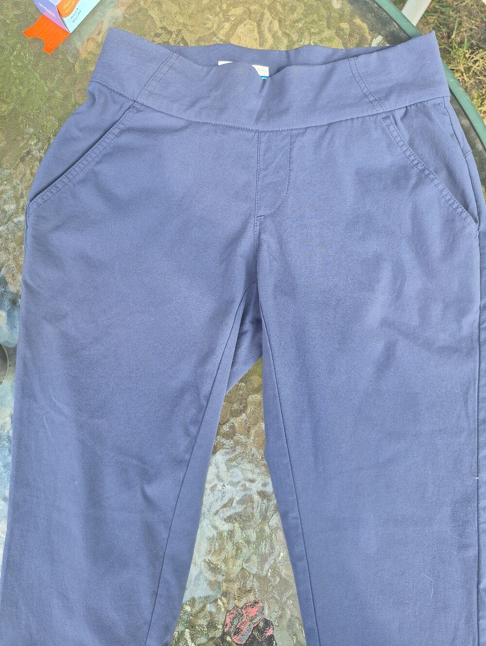 Columbia Women's Straight-Leg Pull-On Pants in Blue